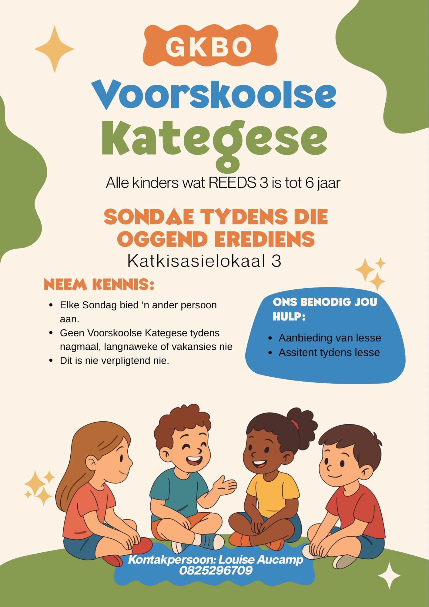 GKBO Voorskoolse Kategese