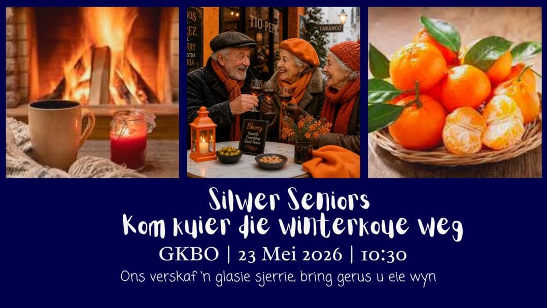 Silwer Seniors: kom kuier die winterkoue weg